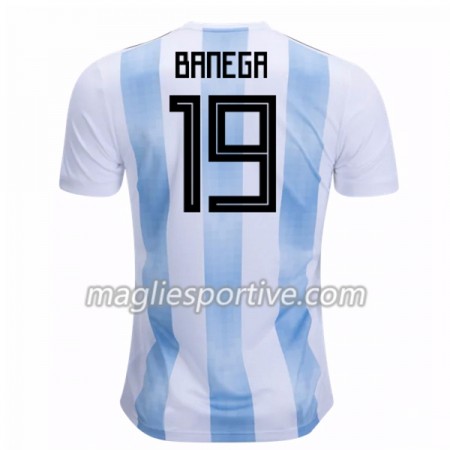 Completo Calcio Argentina Banega 19 Divisa Prima Mondiali 2018